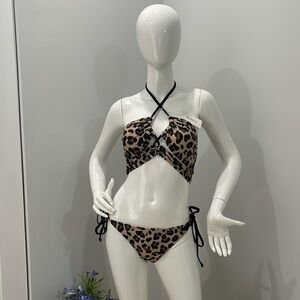 Modihito leopard bikini set 2 piece size S‎